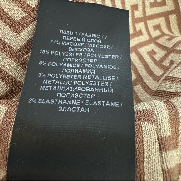 Balmain Monogram Jacquard Knit Mini Skirt size 38 NWOT - Picture 8 of 11